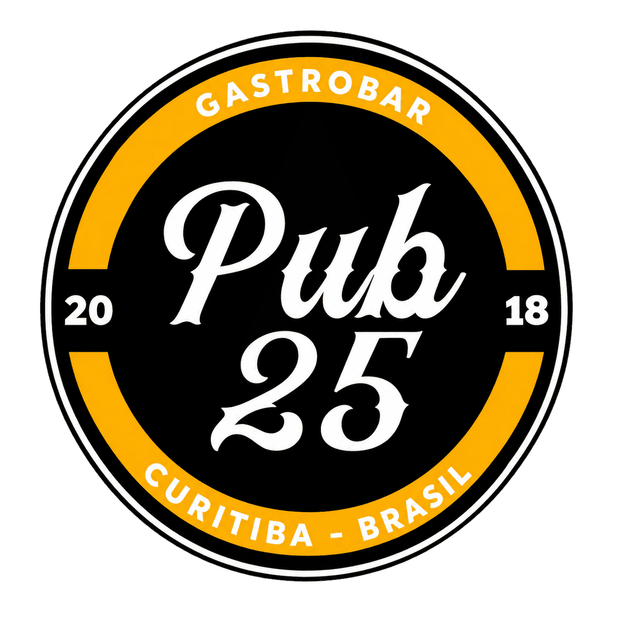 Logo Pub 25 Gastrobar em Curitiba